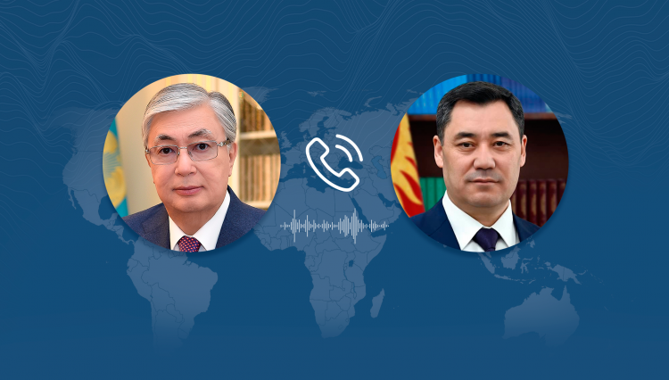 Президент Касым-Жомарт Токаев провел телефонный разговор с Президентом Кыргызстана Садыром Жапаровым